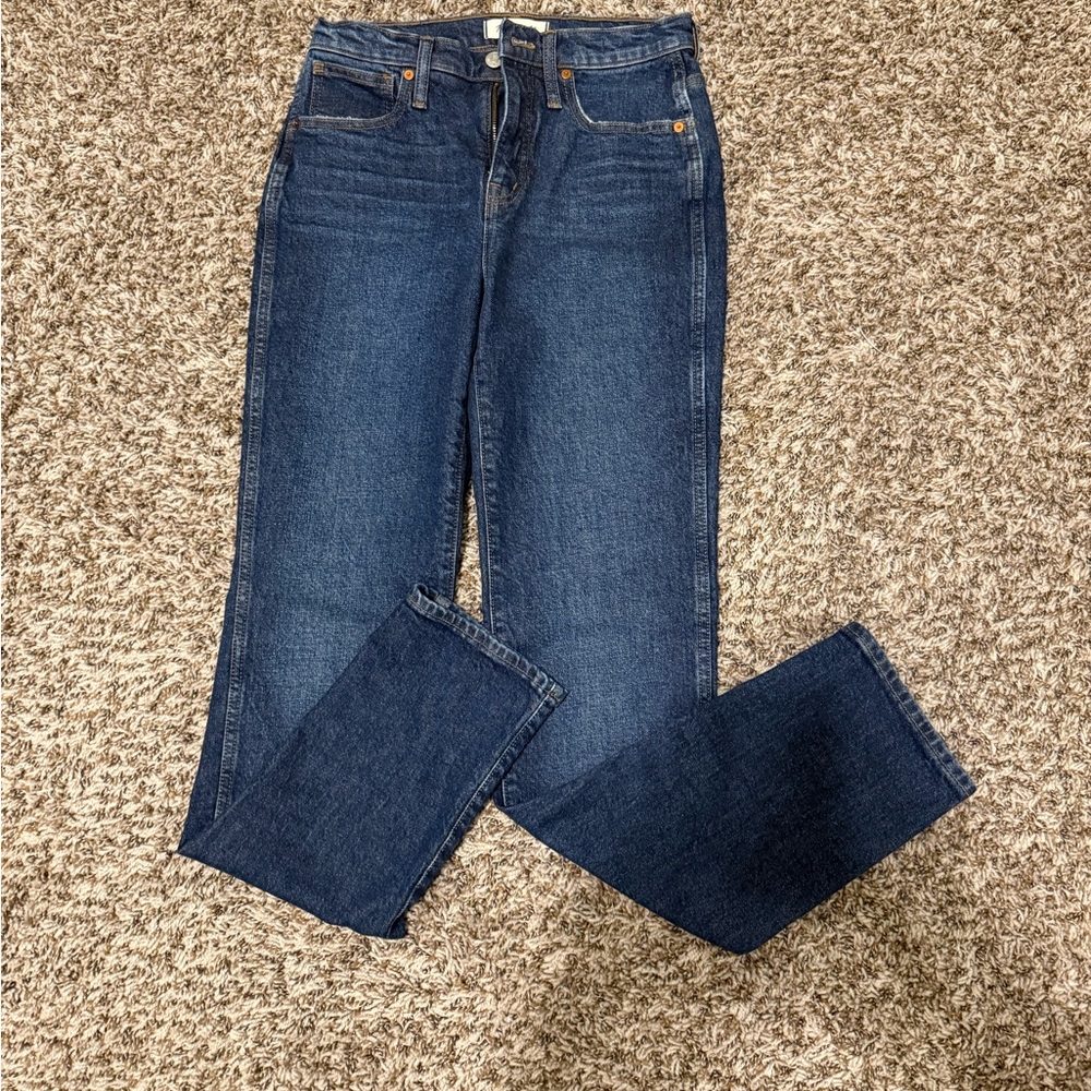 Madewell Indigo Straight Leg Jeans